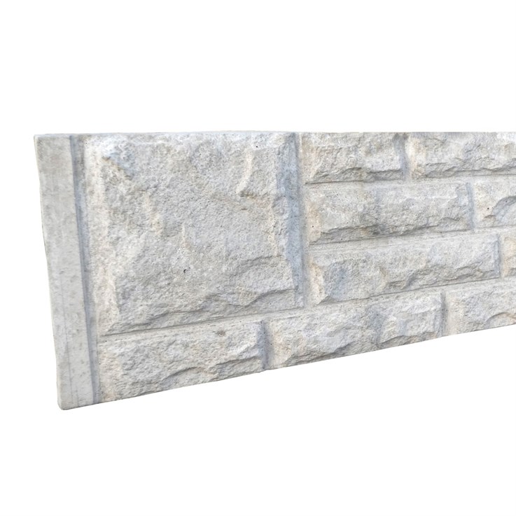 Concrete Gravel Board Rock Faced 50x1830x305mm (12")